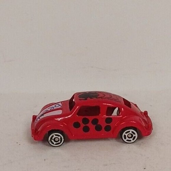 VW Volkswagon RedBox Beetle Diecast Bug Vintage 1:87 Scale Orange Good Condition - Picture 3 of 9